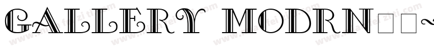 Gallery Modrn字体字体转换
